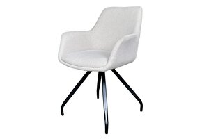 Livingfurn - Eetkamerstoel Duke Sand - Beige - 1 stuk