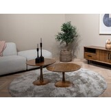 Brix - Salontafel Brix Vivian Bruin - 60x60x38cm - Mangohout