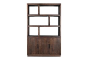 Livingfurn - Kabinetkast Jaxx Brown 145cm - Mangohout