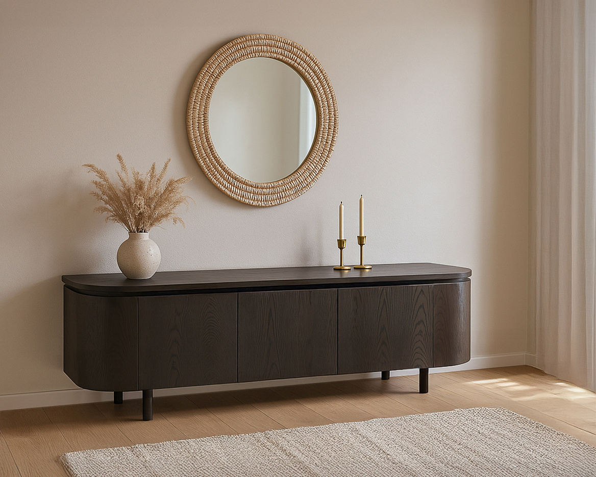 Livingfurn - Tv-meubel - Tobago Espresso 170cm - Bruin