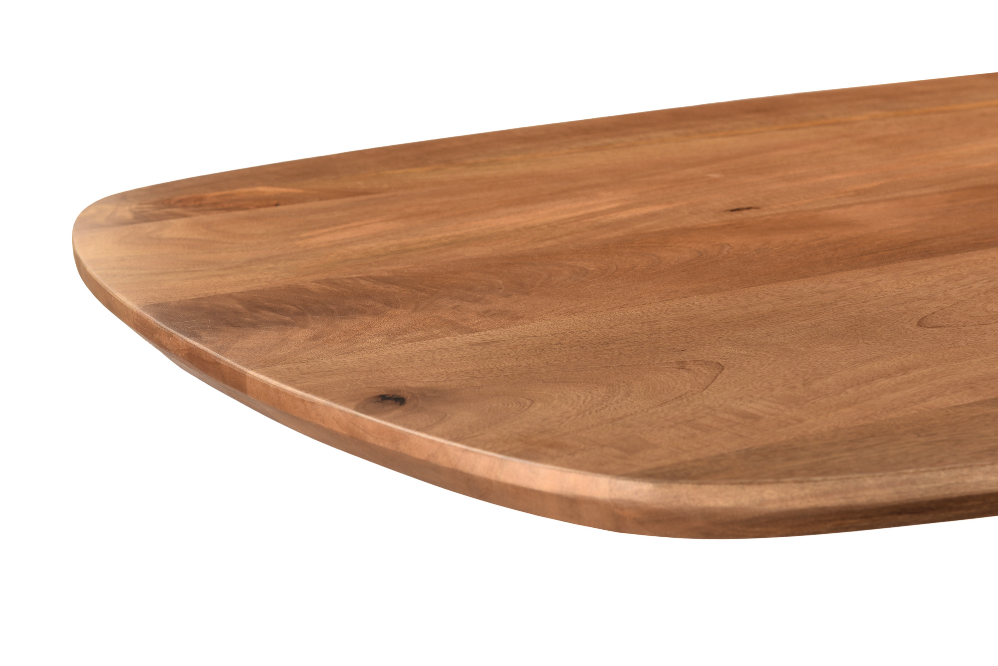 Livingfurn - Eetkamertafel Jesper Danish Oval 230cm - Mangohout / Gecoat Staal