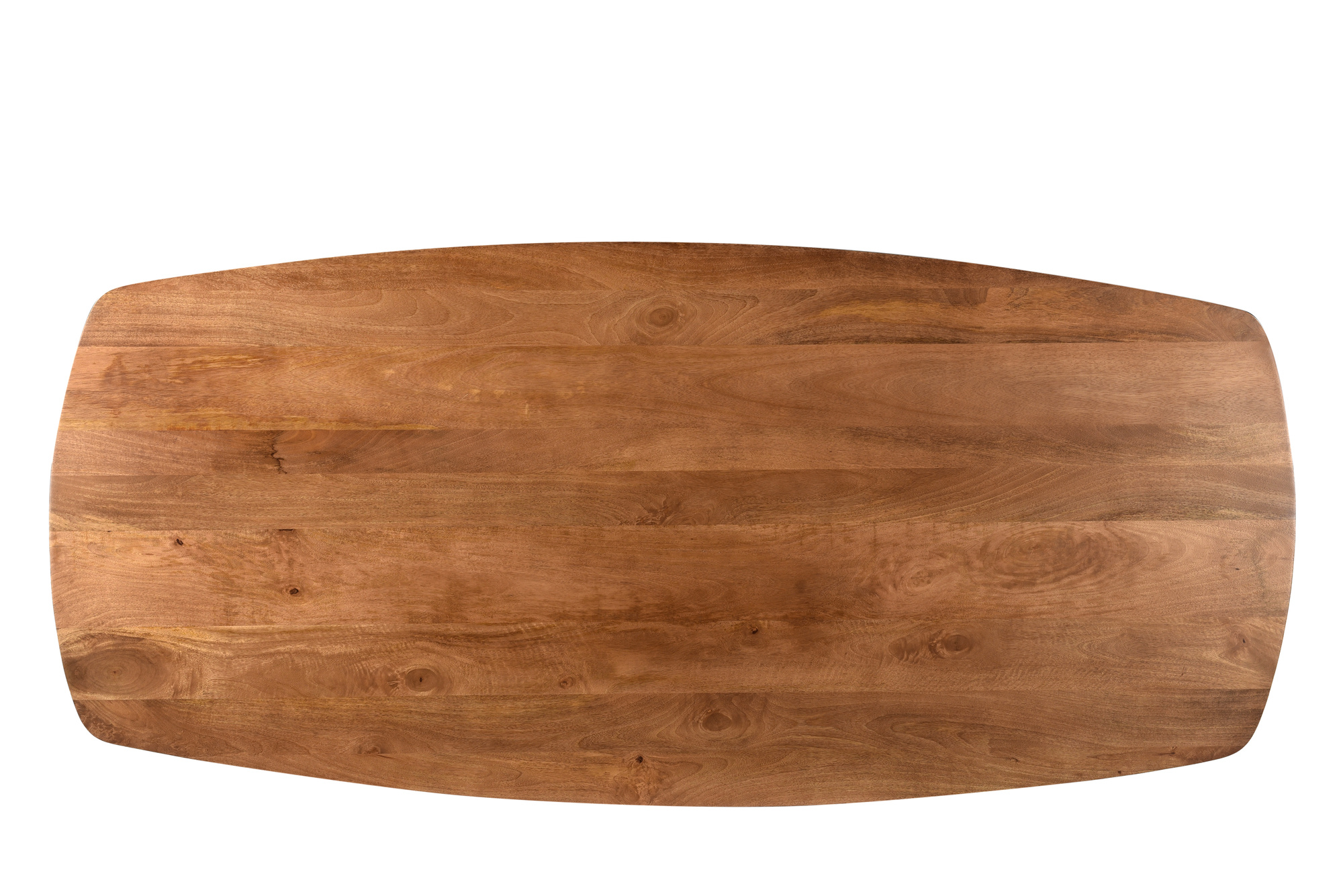Livingfurn - Eetkamertafel Jesper Danish Oval 230cm - Mangohout / Gecoat Staal