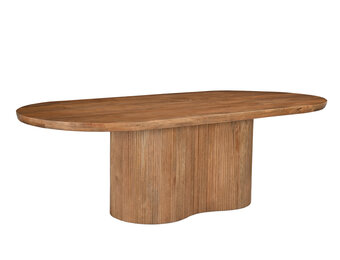 Livingfurn - Eetkamertafel Sevilla 220cm - Mangohout