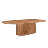 Livingfurn - Eetkamertafel Salvator 300cm - Mangohout