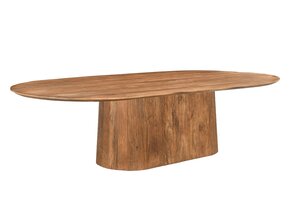 Livingfurn - Eetkamertafel Salvator 300cm - Mangohout