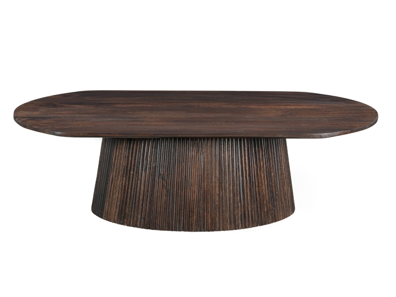 Livingfurn - Salontafel Salvator Walnut Oval 120 - Mangohout