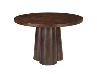 Livingfurn - Eetkamertafel Brix Clubs 130cm - Mangohout