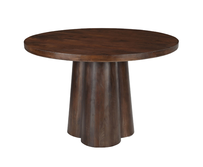 Livingfurn - Eetkamertafel Brix Clubs 130cm - Mangohout