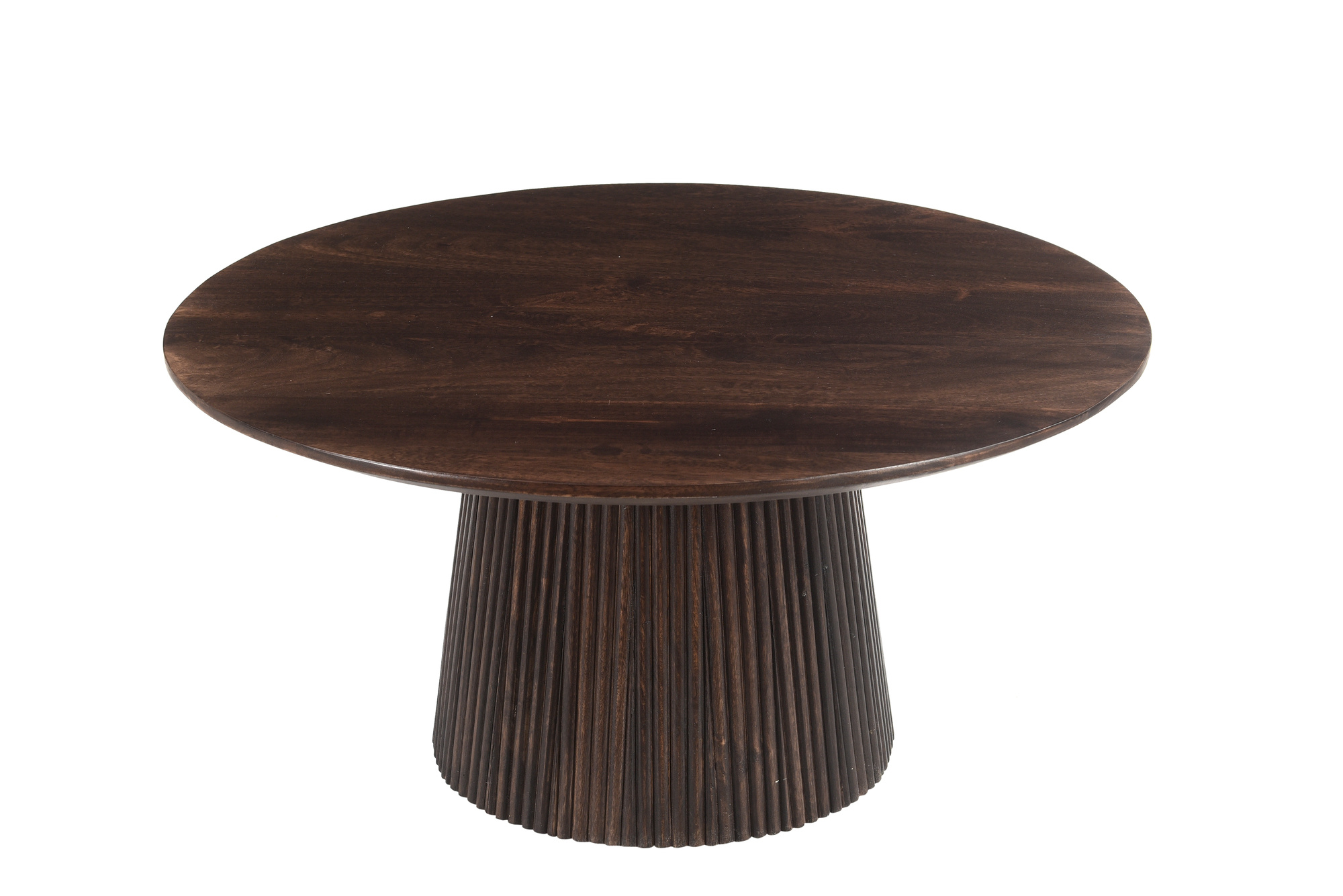 Livingfurn - Salontafel Salvator Walnut 80cm - Mangohout