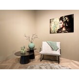 Livingfurn - Salontafel Salvator Walnut 80cm - Mangohout