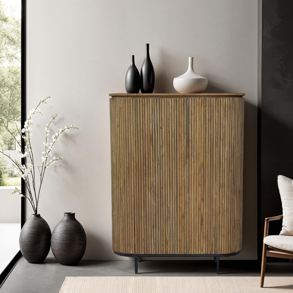 Livingfurn - Kabinetkast - Lausanne - Teakhout - 150cm