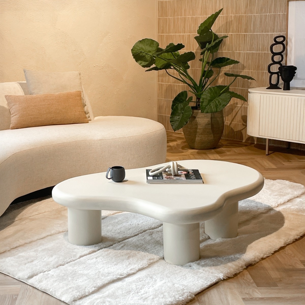 Brix - Salontafel - Brix Feline Sandy - Beige