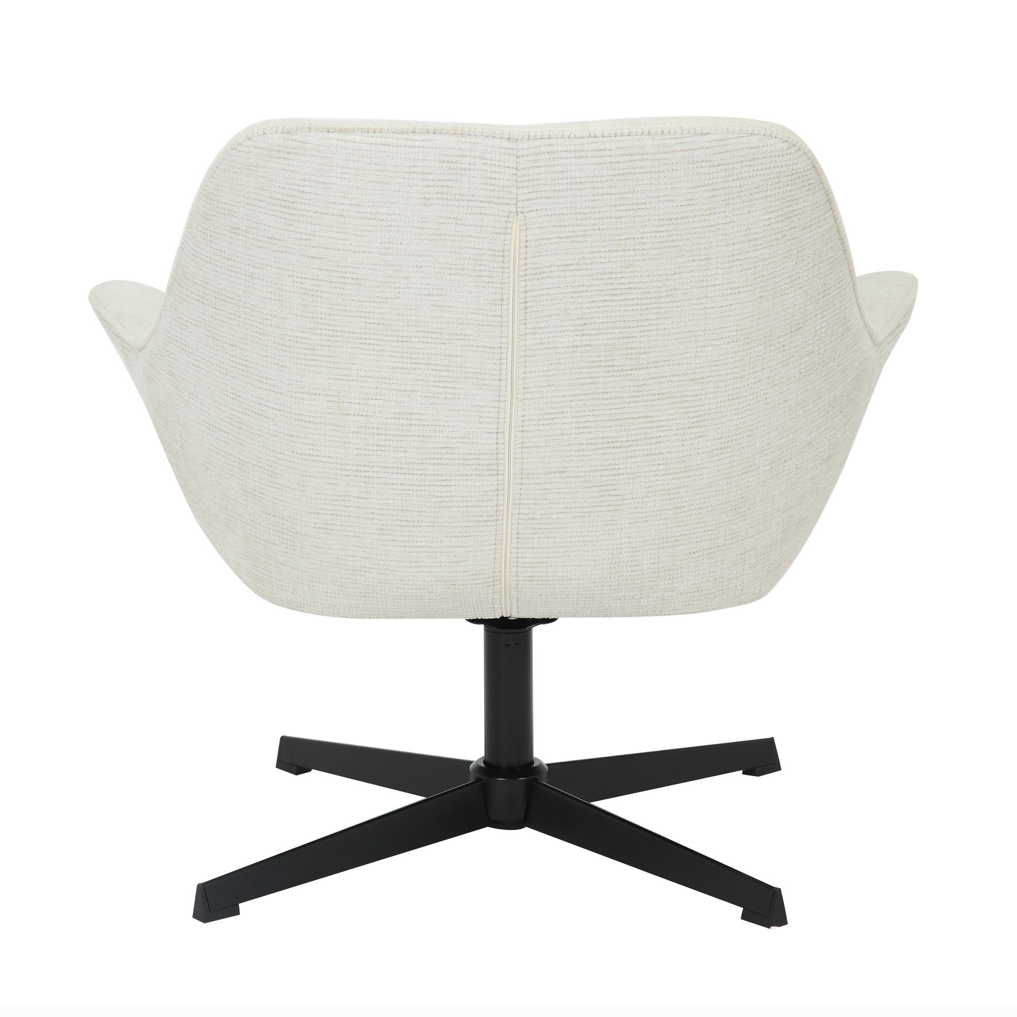 Livingfurn - Fauteuils Daphne Sand - Beige - Stof