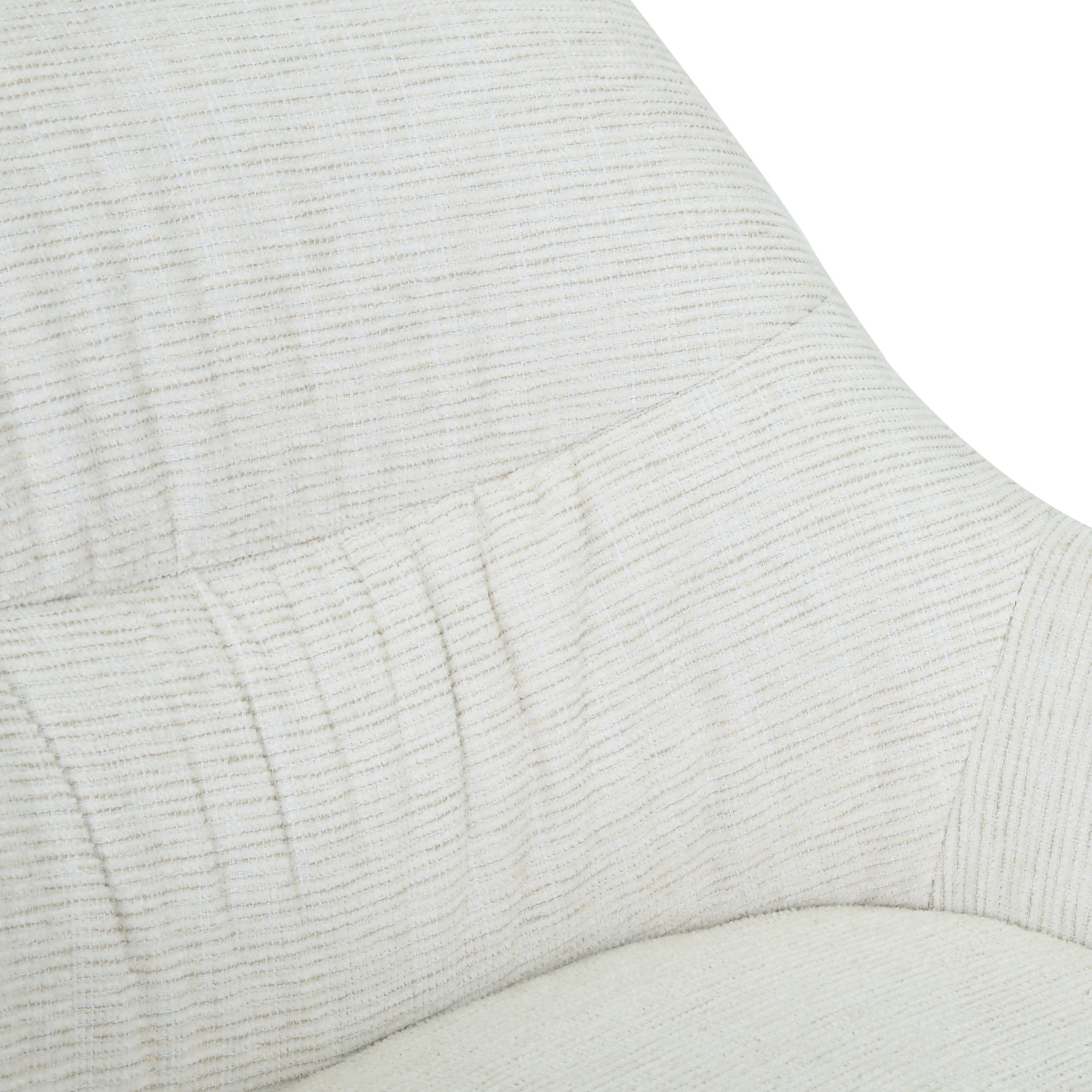Livingfurn - Fauteuils Daphne Sand - Beige - Stof