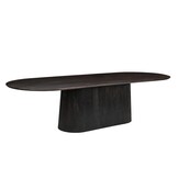 Livingfurn - Eetkamertafel Salvator Walnut 300cm - Mangohout