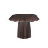 Livingfurn - Eetkamertafel Salvator Walnut 300cm - Mangohout