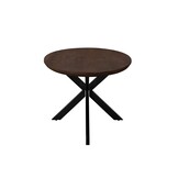 Livingfurn - Eetkamertafel Jesper Oval Brown - 240x110x76 cm - Mangohout