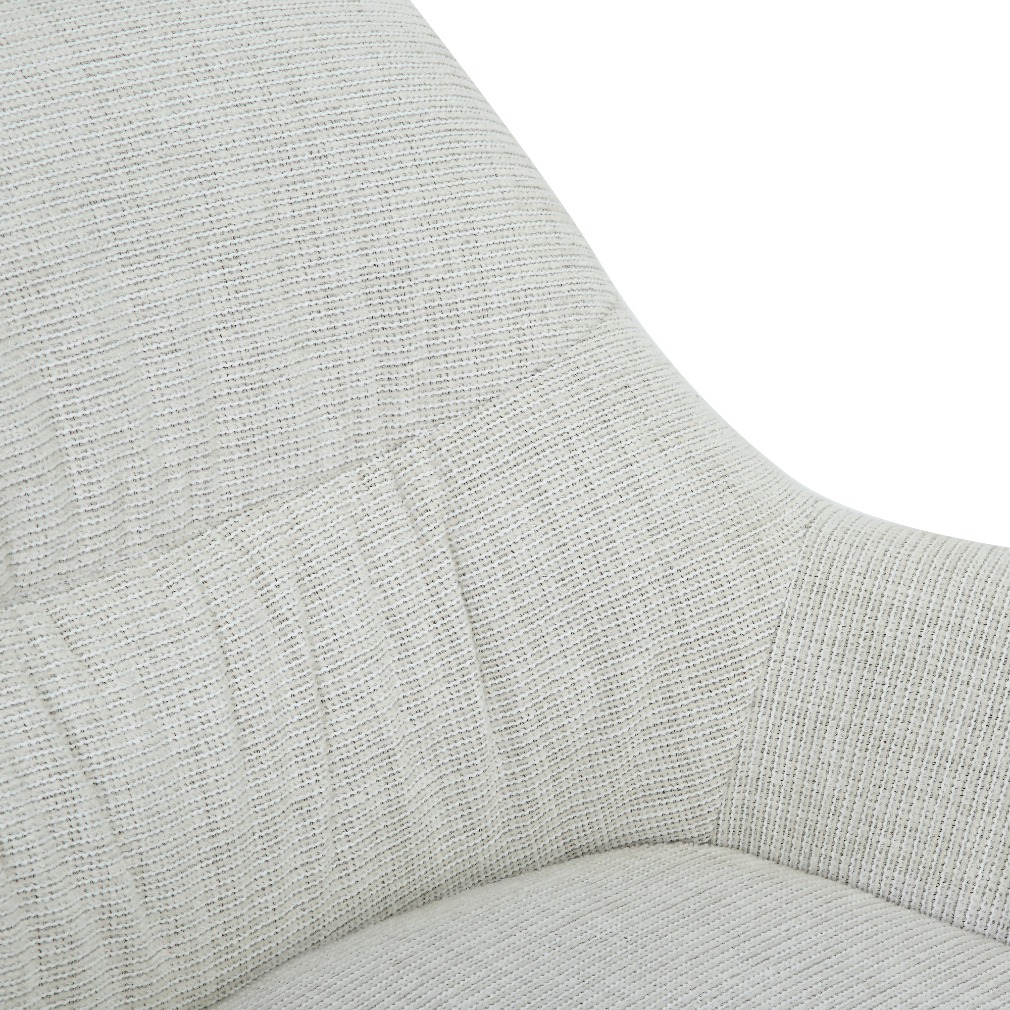 Livingfurn - Fauteuils Daphne Greige - Lichtgrijs - Stof