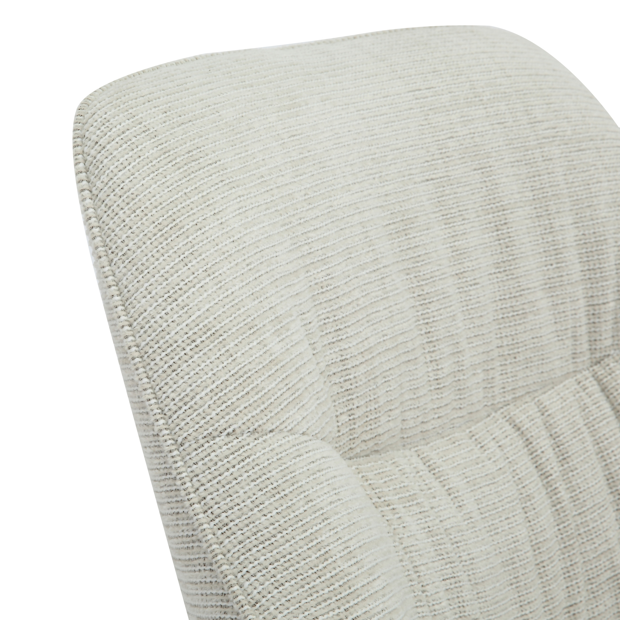 Livingfurn - Fauteuils Daphne Greige - Lichtgrijs - Stof
