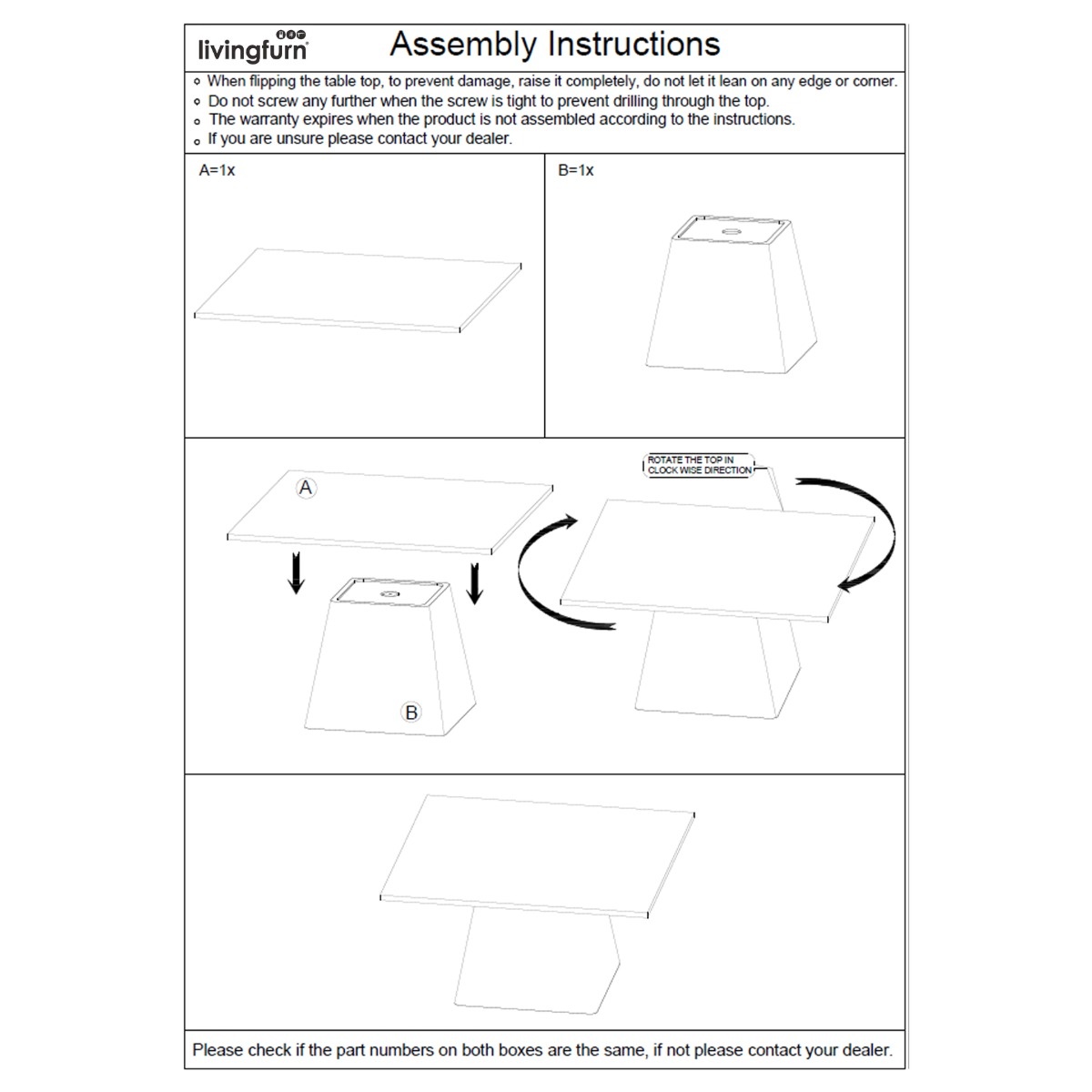 Brix - Salontafel - Brix Bottecino 45cm - Beige