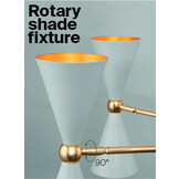 Maytoni - Wandlamp Vesper - Wit met goud