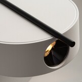 Maytoni - Wandlamp Nuance - Wit en messing - Ø10