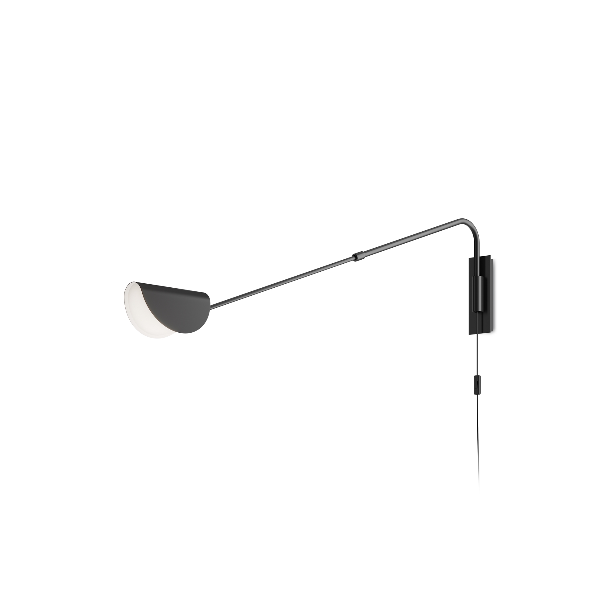 Maytoni - Wandlamp Mollis - Zwart