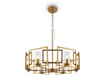 Maytoni - Hanglamp Bowi - Goud - Ø65,6