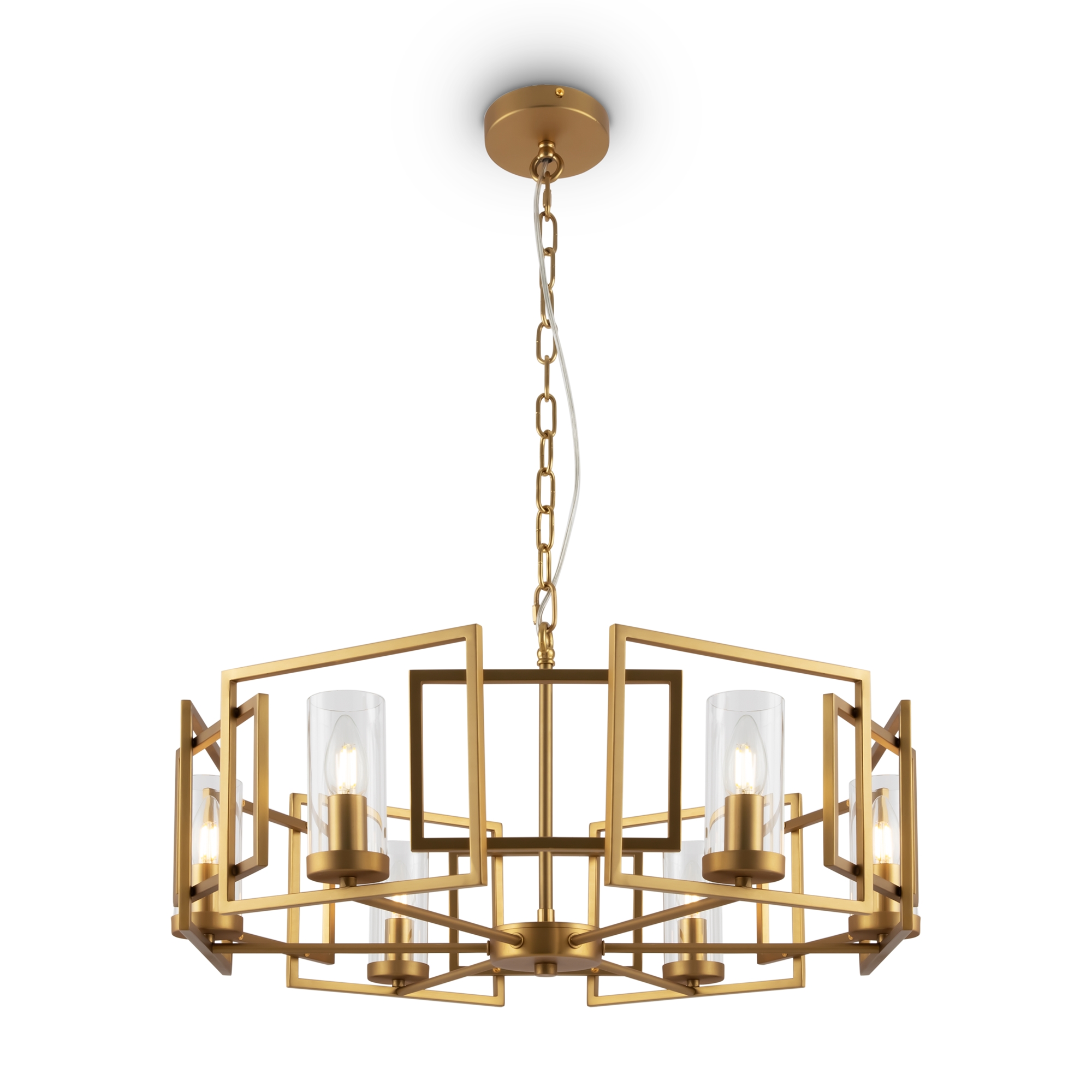 Maytoni - Hanglamp Bowi - Goud - Ø65,6