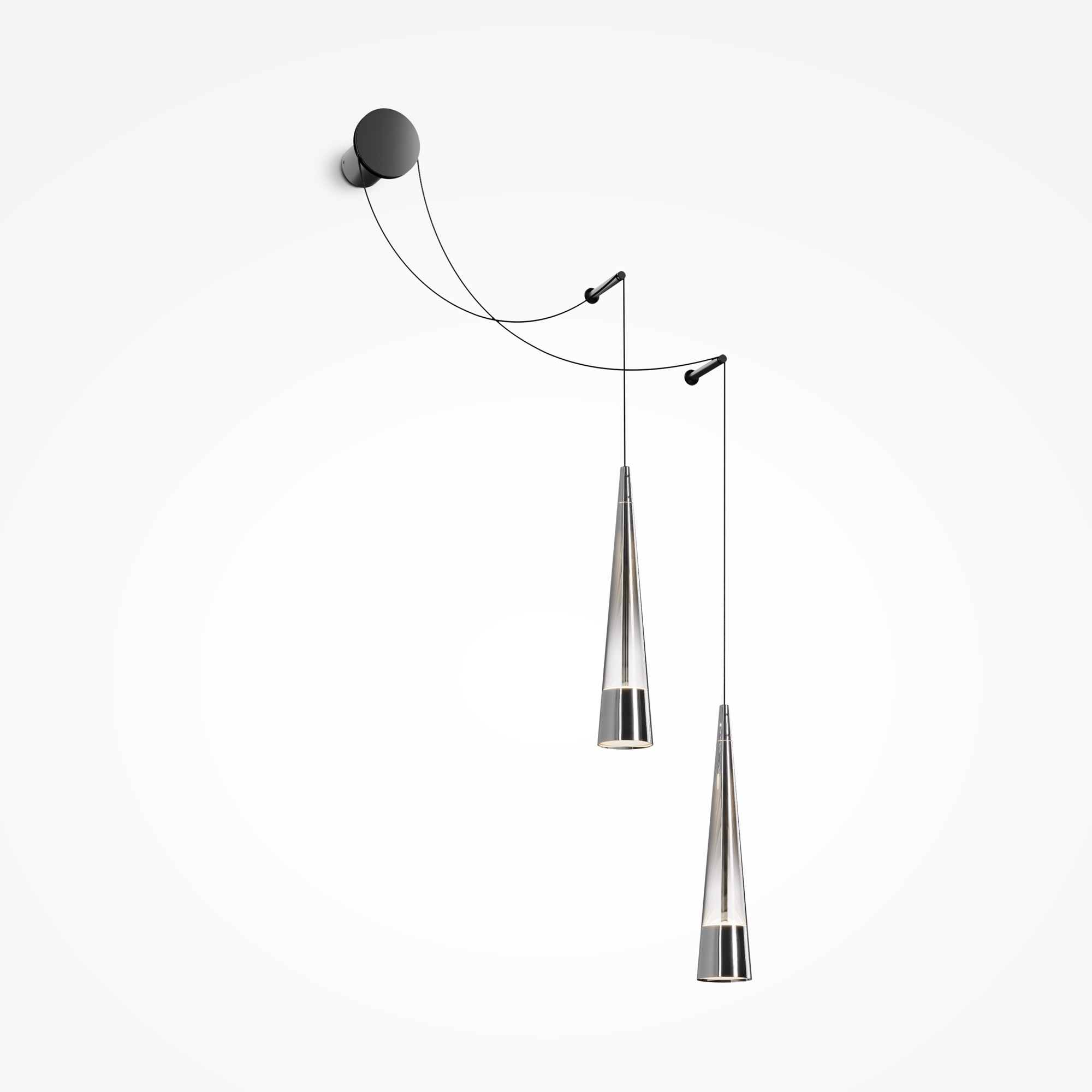 Maytoni - Wandlamp Sintesi - Chroom