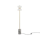 Maytoni - Vloerlamp Kyoto - Goud en grijs - Ø22