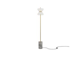 Maytoni - Vloerlamp Kyoto - Goud en grijs - Ø22