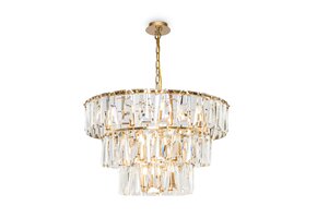 Maytoni - Hanglamp Puntes - Goud - Ø77