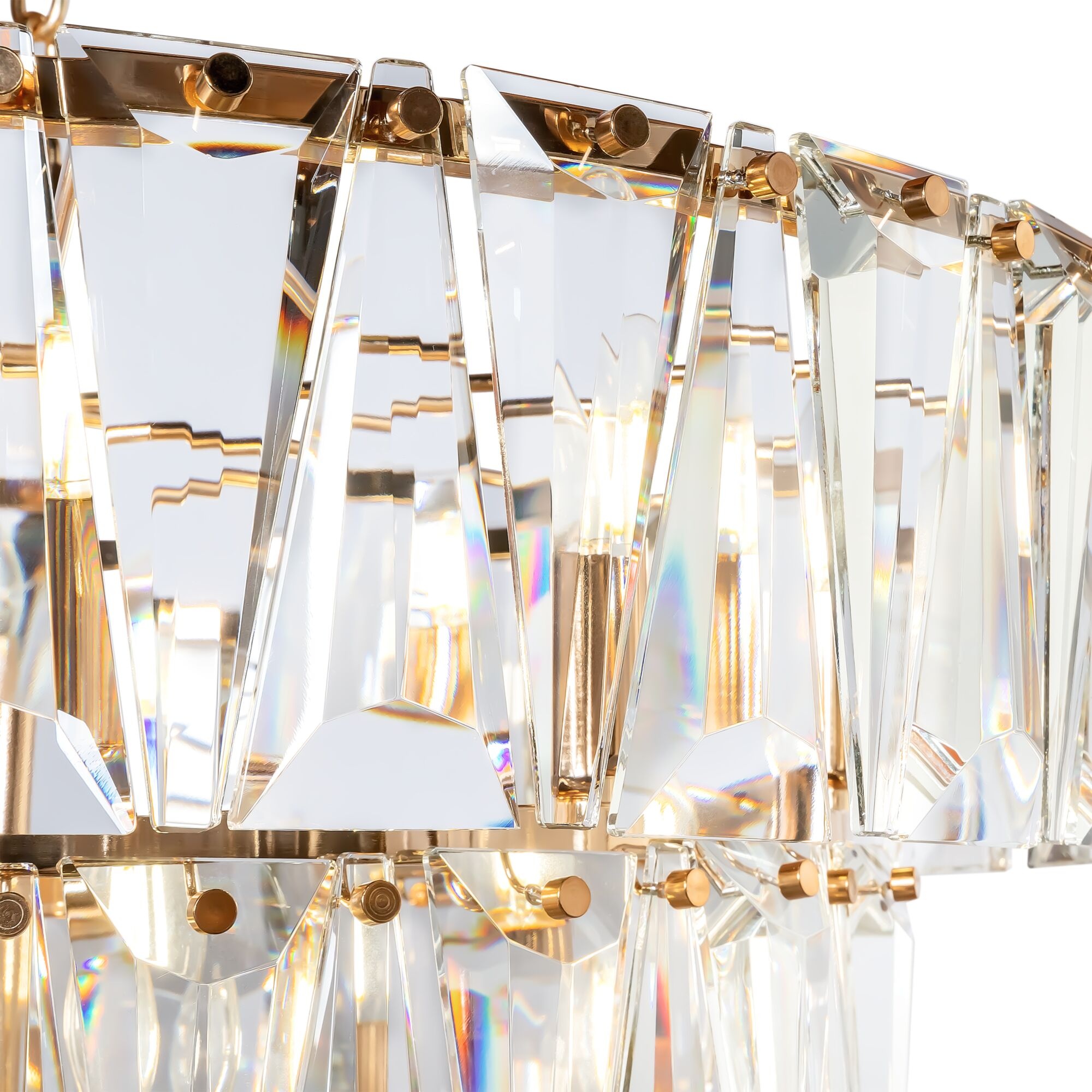 Maytoni - Hanglamp Puntes - Goud - Ø77