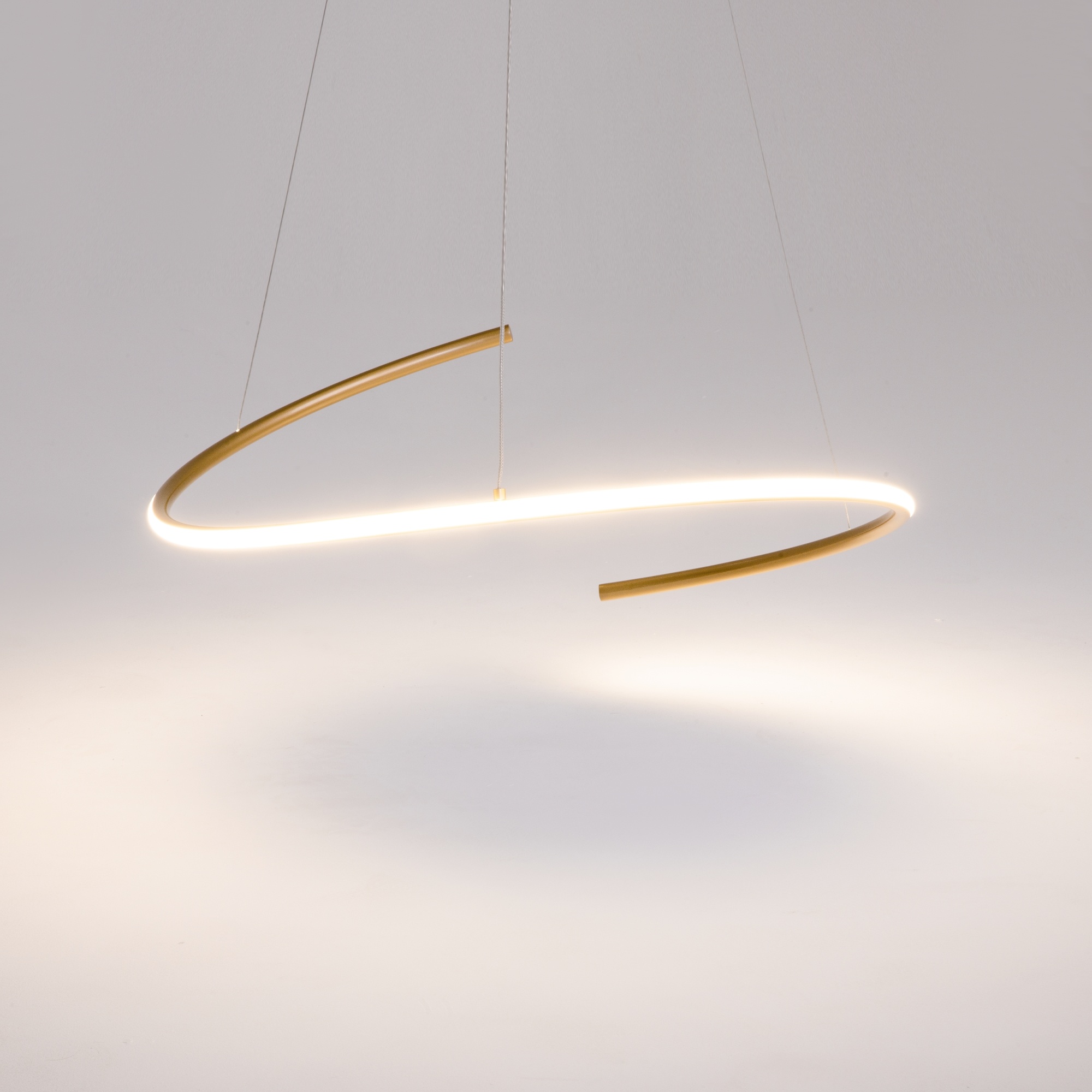 Maytoni - Hanglamp Curve - Messing - Ø60
