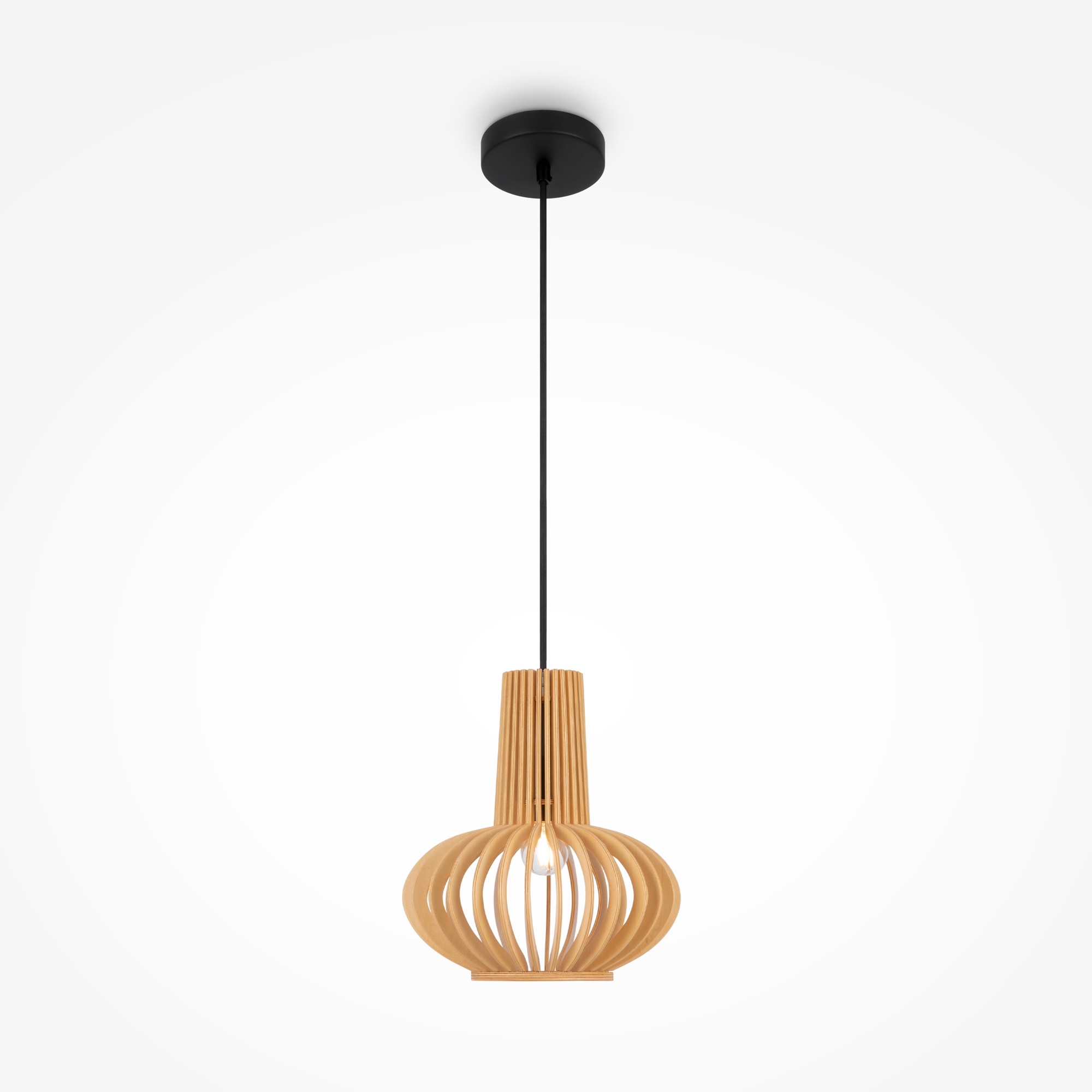 Maytoni - Hanglamp Roots - Zwart - Ø25,5