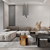 Maytoni - Hanglamp Cascade - Zwart - Ø32