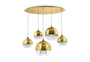 Maytoni - Hanglamp Fermi - Goud