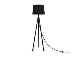 Maytoni - Vloerlamp Calvin - Zwart - Ø44