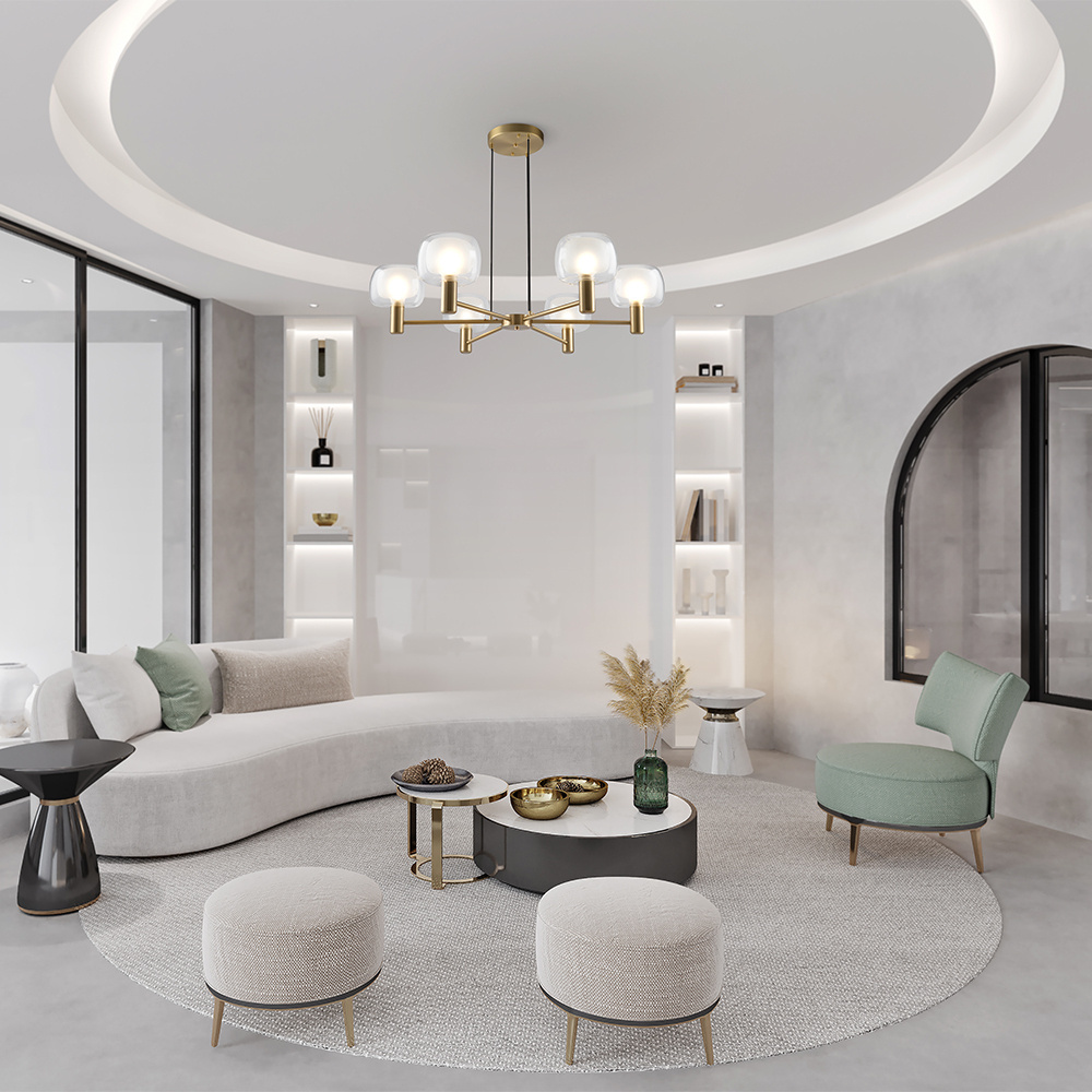 Maytoni - Hanglamp Vision - Goud - Ø96