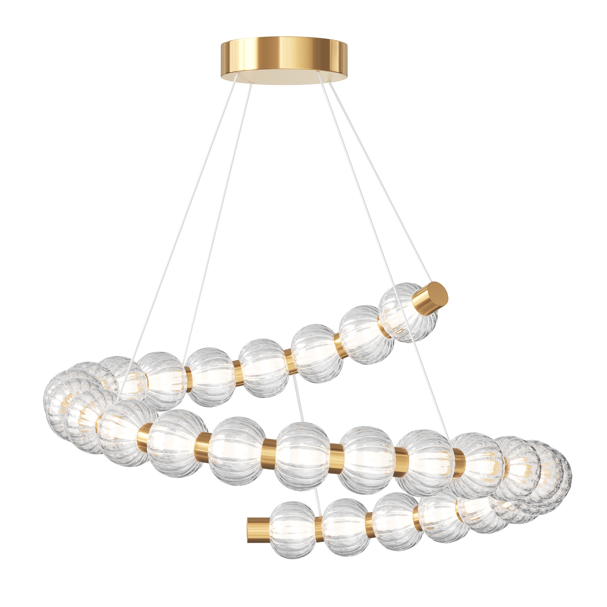 Maytoni - Hanglamp Amulet - Goud - Ø80