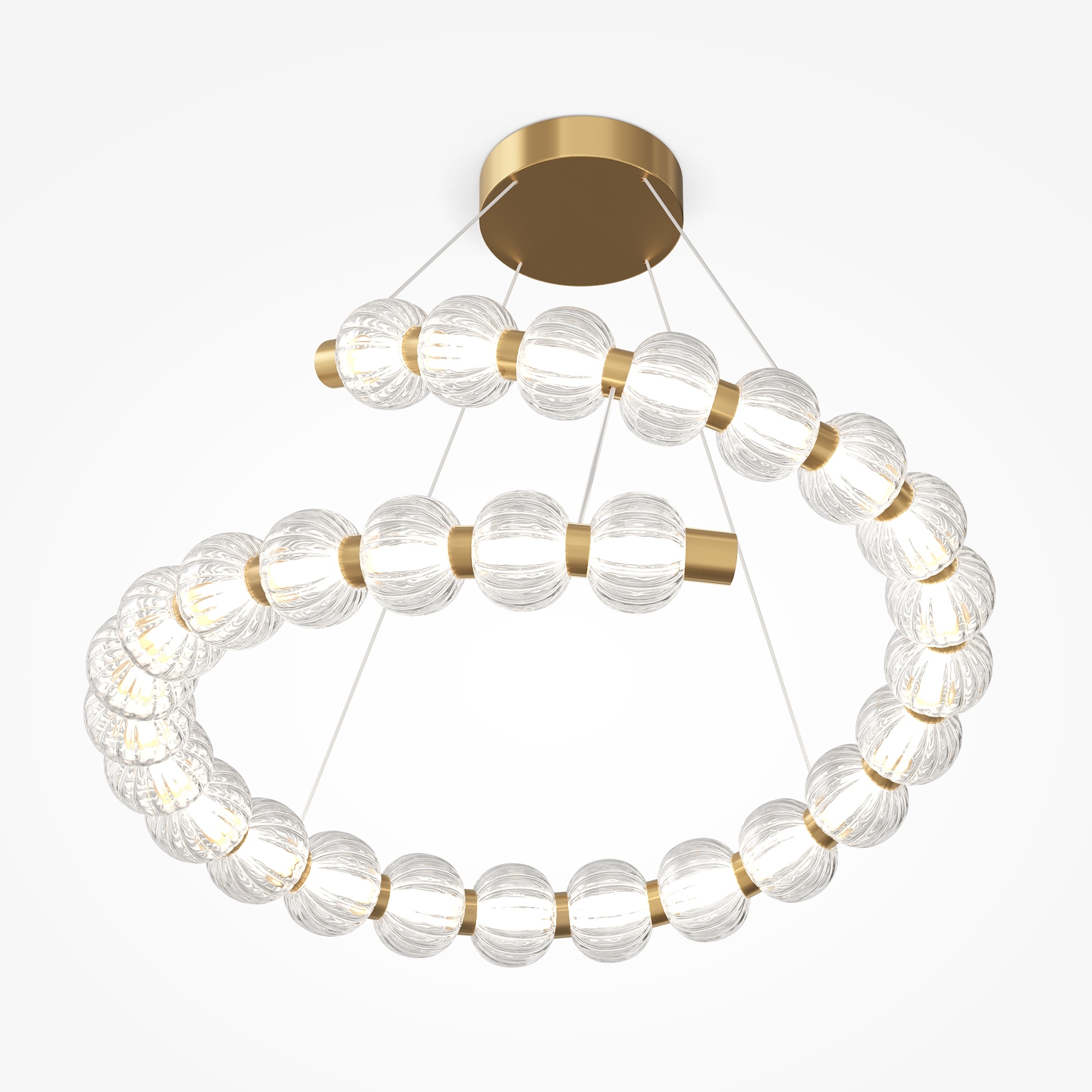 Maytoni - Hanglamp Amulet - Goud - Ø80