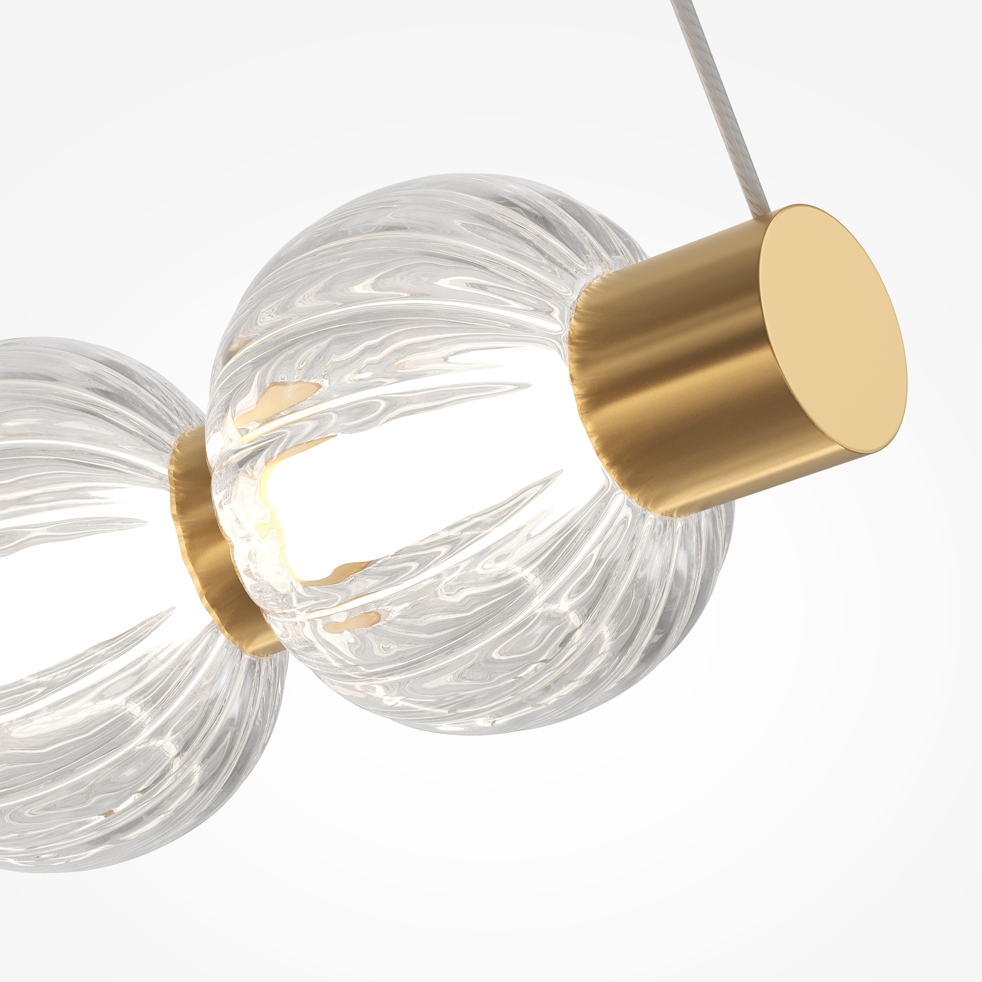 Maytoni - Hanglamp Amulet - Goud - Ø80