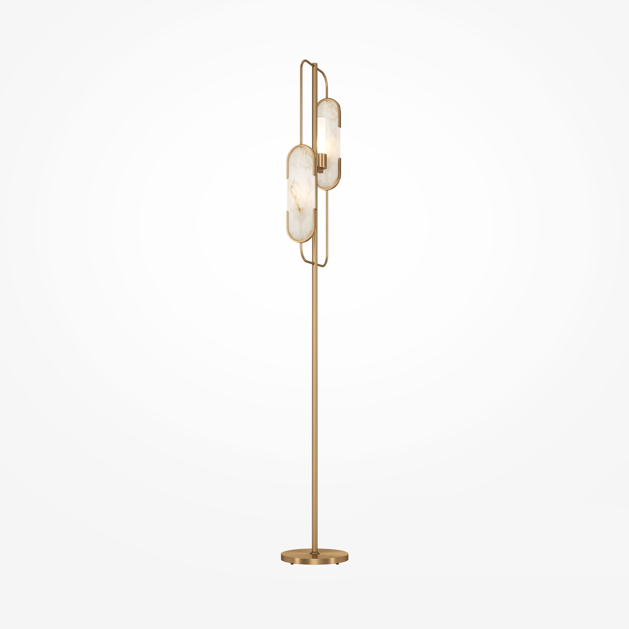 Maytoni - Vloerlamp Marmo - Goud - Ø23