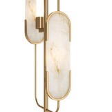 Maytoni - Vloerlamp Marmo - Goud - Ø23