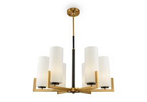 Maytoni - Kroonluchter Fortano - Zwart en messing - Ø67