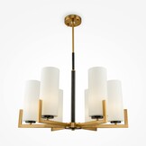 Maytoni - Kroonluchter Fortano - Zwart en messing - Ø67