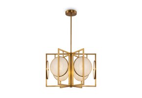 Maytoni - Hanglamp Marmo - Goud - Ø51,7
