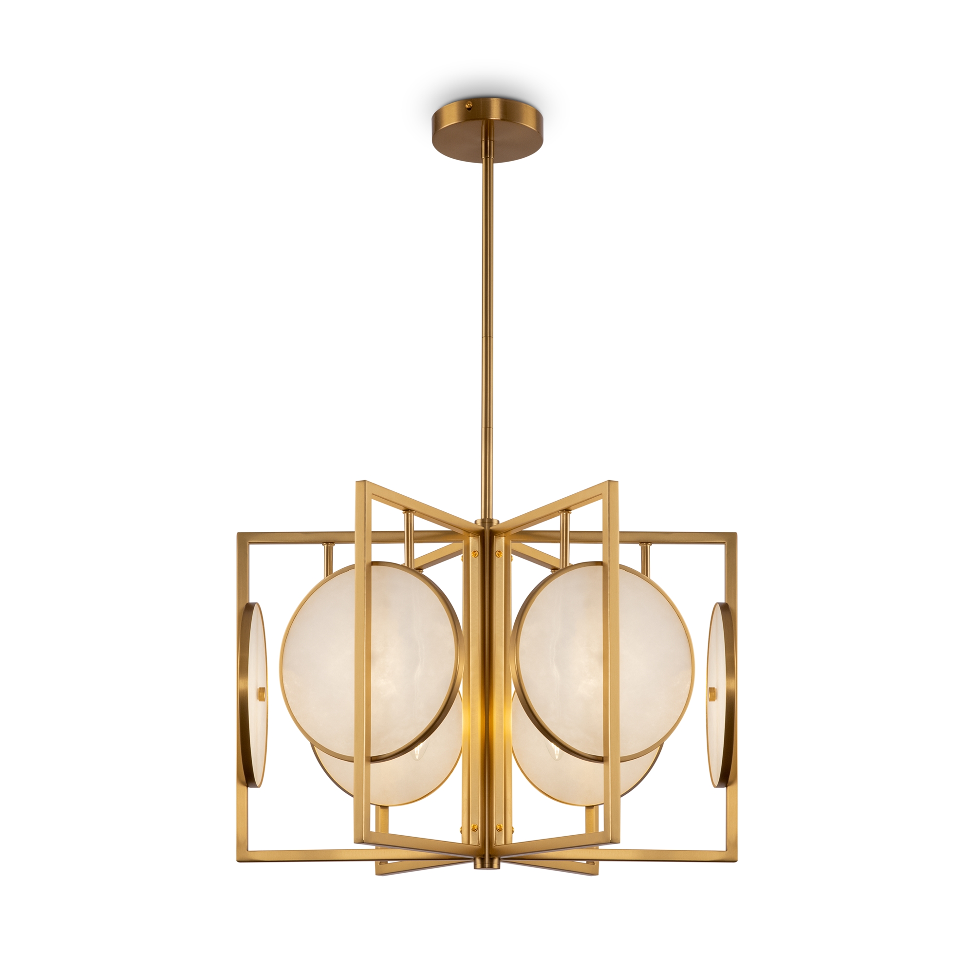 Maytoni - Hanglamp Marmo - Goud - Ø51,7