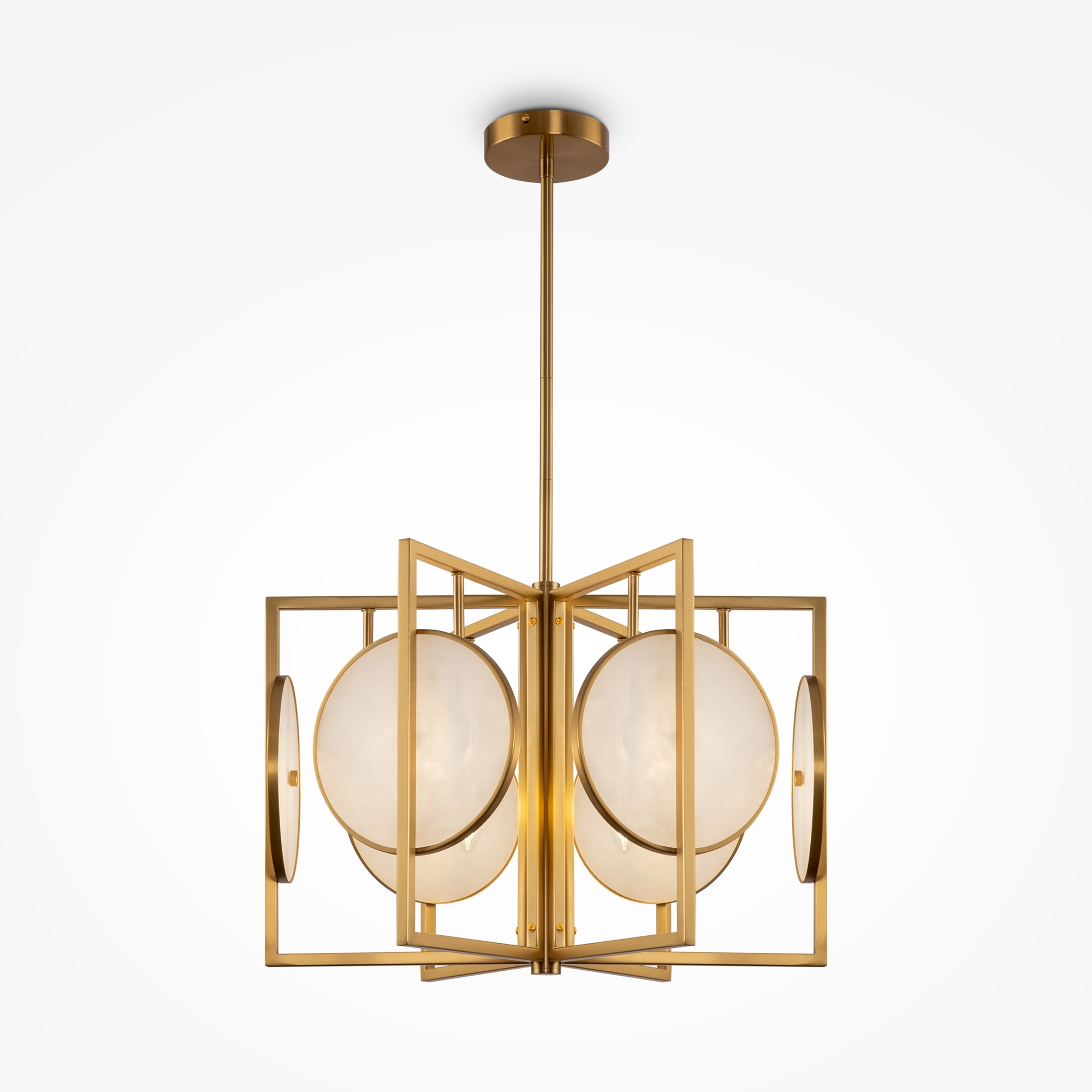 Maytoni - Hanglamp Marmo - Goud - Ø51,7